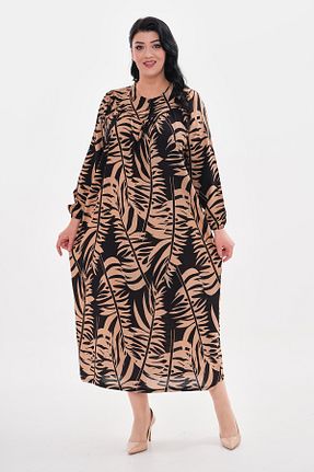 لباس قهوه ای زنانه بافتنی REYMİ MODA - کد 873220801