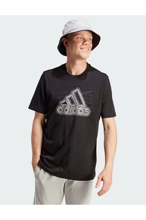 تیشرت اسپرت مشکی مردانه رگولار adidas - کد 772273276
