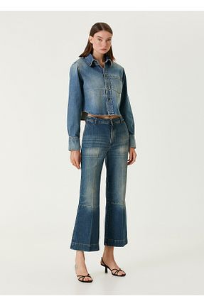 شلوار بژ زنانه پارچه Victoria Beckham - کد 873006856
