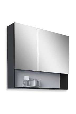 قفسه حمام طوسی MDF TETA HOME - کد 412004868