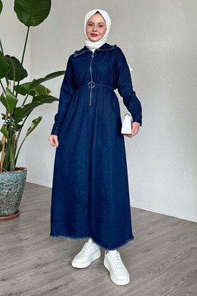 لباس حجاب آبی زنانه رگولار InStyle - کد 873017162