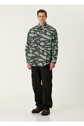 شلوار بژ مردانه پاچه پهن acne studios - کد 873015011