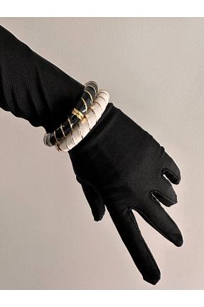 دستبند استیل (فولاد) سفید زنانه رودیوم Esmeray Aksesuar - کد 873028385
