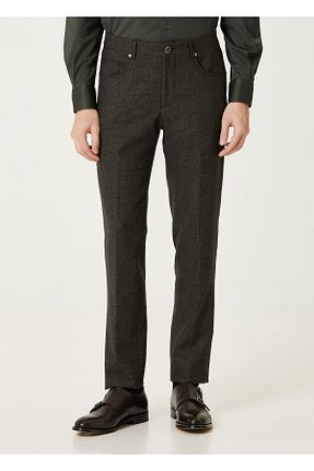شلوار بژ مردانه پاچه لوله تفنگی Corneliani - کد 873015195