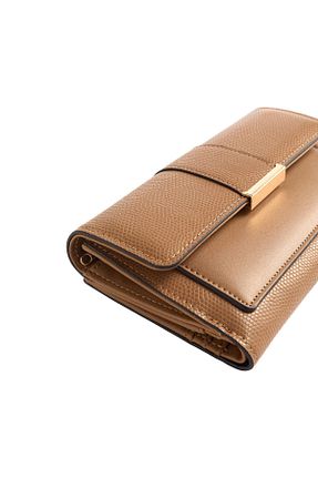 کیف پول قهوه ای زنانه چرم مصنوعی Parfois - کد 873057553
