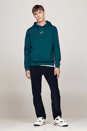 سوئیشرت سبز مردانه ساده Tommy Jeans - کد 873152202