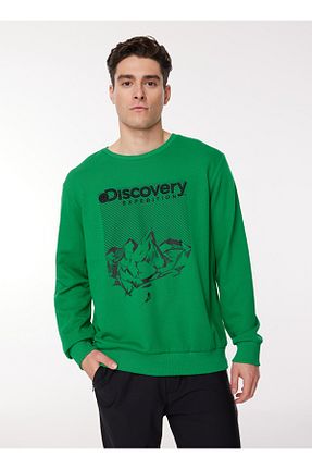 سوئیشرت بژ مردانه ساده Discovery Expedition - کد 873110924