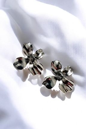 گوشواره جواهر فلزی PETEK AKSESUAR - کد 870328919