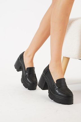 کفش پاشنه بلند کلاسیک مشکی زنانه پلی اورتان Moda Pie - کد 873123883