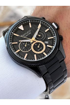 ساعت مچی مشکی مردانه 41-45 میلی متر Ferrucci - کد 791811626