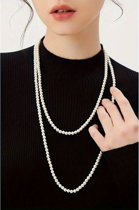 گردنبند مروارید سفید Lovisa - کد 873131146