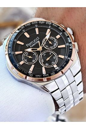 ساعت مچی رنگی مردانه 41-45 میلی متر Ferrucci - کد 873131680