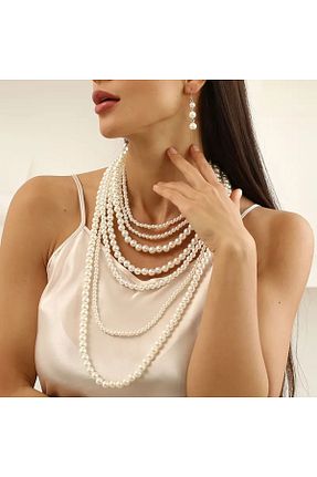 گردنبند مروارید سفید Lovisa - کد 873131256