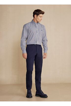 شلوار سرمه ای مردانه پارچه BROOKS BROTHERS - کد 873167700