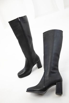 چکمه مشکی زنانه چرم مصنوعی SOHO - کد 869274815