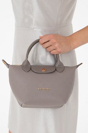 کیف دوشی طوسی زنانه چرم مصنوعی Pierre Cardin - کد 863674646