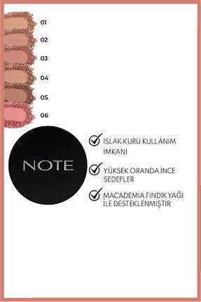 رژگونه نارنجی Işıltılı Note Cosmetics - کد 204920657