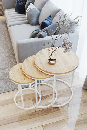 زیگون سفید فلزی ECOL DESİNGS - کد 359398956