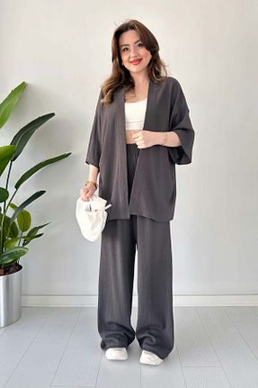 لباس طوسی زنانه بافتنی MaziButik - کد 816505956