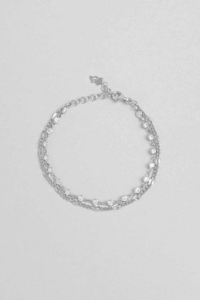 دستبند نقره سفید زنانه 925 عیار So Chic - کد 868527250