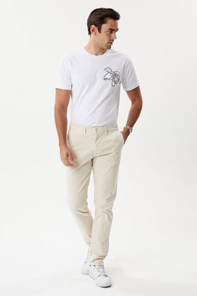 شلوار جین نباتی مردانه پاچه تنگ Twister Jeans - کد 865262273