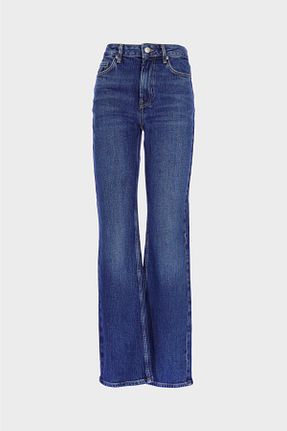 شلوار جین آبی زنانه پاچه ساده CROSS JEANS - کد 868635006