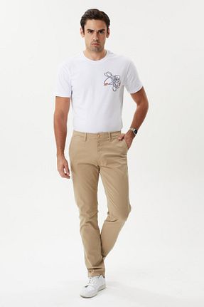 شلوار بژ مردانه پنبه - الاستین Twister Jeans - کد 863924108