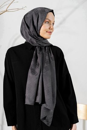 شال طوسی زنانه پلی استر JAWEL - کد 871334487