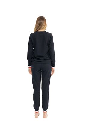 ست لباس راحتی سرمه ای زنانه ساده U.S. Polo Assn. - کد 871334013