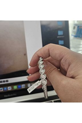 دستبند استیل (فولاد) طوسی زنانه استیل (فولاد) RengarenkAksesuar - کد 871340682