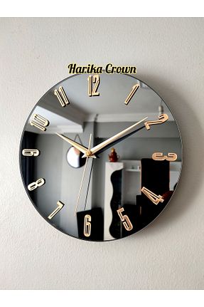 ساعت دیواری طوسی 25 x 25 hibiscus - کد 791716845