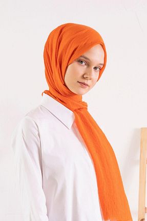 شال قهوه ای زنانه پلی استر JAWEL - کد 771678530