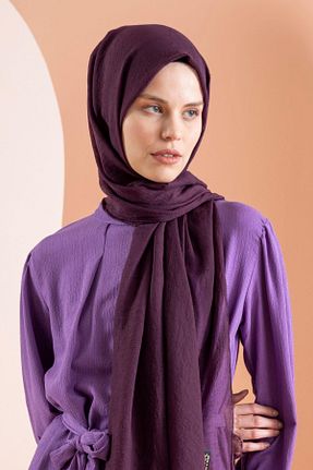 شال بنفش زنانه پلی استر JAWEL - کد 771678271