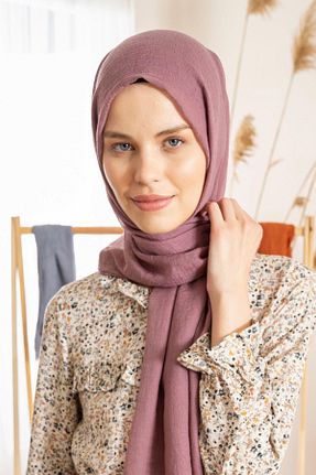شال صورتی زنانه پلی استر JAWEL - کد 771678115