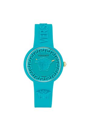 ساعت مچی فیروزه ای زنانه 39 میلی متر Versace - کد 729151399