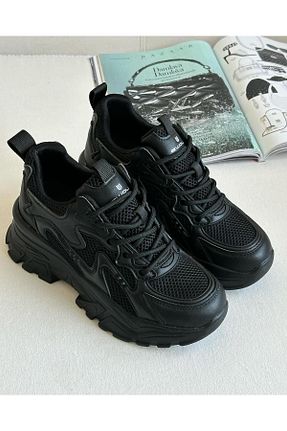 کفش اسنیکر مشکی زنانه بند دار Zuum - کد 822159263