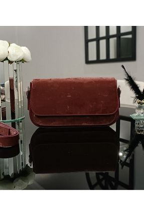 کیف دستی زرشکی زنانه ابعاد کوچک NahitaTyana - کد 871506926