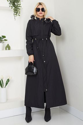 کاپشن مشکی زنانه رگولار SENSTIL - کد 871372098