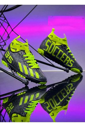 کفش فوتبال چمن مصنوعی مشکی زنانه پلاستیک AlbiShoes - کد 864727678