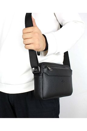 کیف دوشی مشکی زنانه چرم مصنوعی deri,se club - کد 870582700