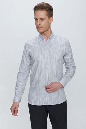 پیراهن سفید مردانه اسلیم فیت Efor - کد 646904398