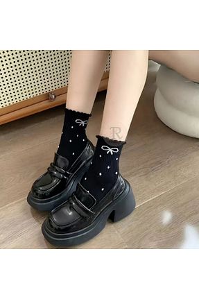 جوراب رنگی زنانه پنبه - الاستین trampler - کد 871406431