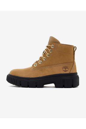 بوت / نیم بوت نارنجی زنانه پاشنه تخت Timberland - کد 798784821