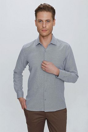 پیراهن مشکی مردانه اسلیم فیت Efor - کد 828586857
