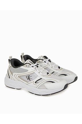 کفش اسنیکر سفید مردانه بند دار Calvin Klein - کد 869511971