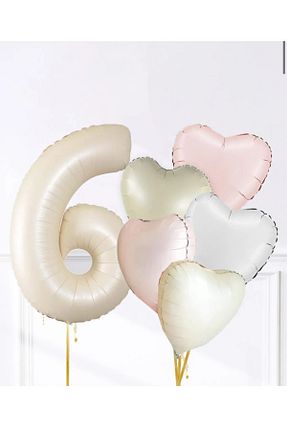 بادکنک بژ Çemrek Süs Parti - کد 871447203