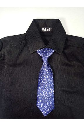 کراوات سرمه ای بچه گانه پلی استر GallanD - کد 871524163