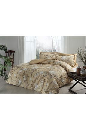 روتختی دونفره رنگی پنبه - ساتن Taç - کد 871493245