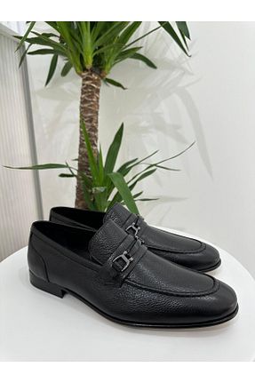 کفش کلاسیک مشکی مردانه چرم خالص Klay Shoes - کد 871120618