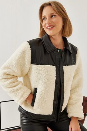 کاپشن مشکی زنانه Straight Bianco Lucci - کد 871522363